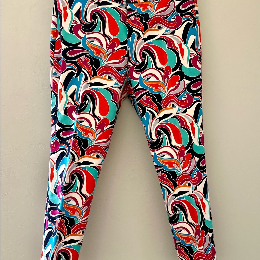 Colorful Abstract Patterned Pants - Picture 2 of 2